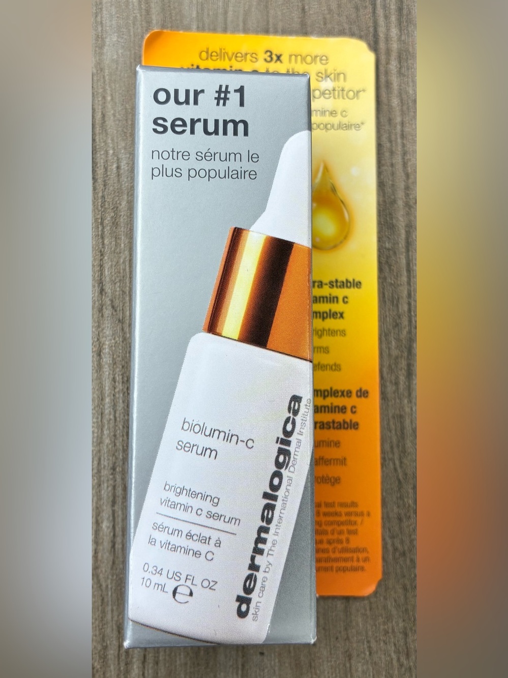 Dermalogica BioLumin-C Vitamin C Serum Mini 0.34 oz 10 mL NEW